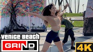 4K Venice Beach Boardwalk Beautiful Dance Performance by Keep It Green Activist Group 8-13-21