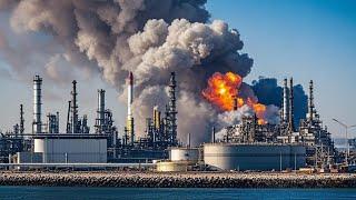 3 minutes ago: Ukrainian F-16 jets destroy Russia's largest oil refinery in Crimea!