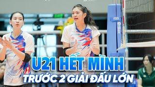 U21 hết mình trong buổi tập trước thềm VTV Cup và giải bóng chuyền U21 thế giới