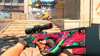 CS2 AWP | Hyper Beast - Skin showcase all floats [4K60FPS]