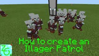 MCPE: How to make an Illager Patrol