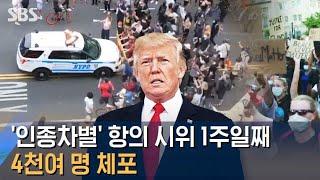 트럼프 "폭동, 전 세계 웃음거리…군 동원해 평화 지킬 것" / SBS