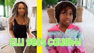 Mom Catches Elli Sneaking and Staying Up Late! She Fails Her Gymnastics Class