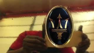 Gold wrap Maserati