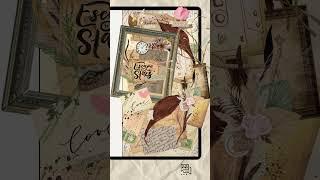 #art journal with me ~ #vintage #digitalart #quotes