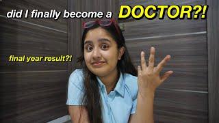 did I become a DOCTOR?!‍️🩺 final year result PASS ya FAIL?!