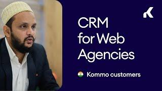 CRM for web agencies | Kommo + Hakimi Web Solutions | Kommo Customers