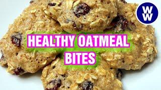 Healthy Oatmeal Bites Alyssa's Copycat Recipe WW Friendly -Weight Watchers -Skinny Cookie Recipe!