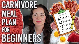 Carnivore Meal Plan For Beginners