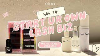 how to start your own lash business: private label & wholesale