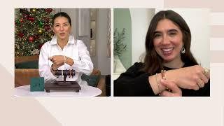 JAI Sterling Silver Braided Leather Bead Station Bracelet, 11.5g on QVC