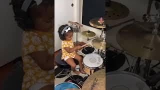 Kid drummer Shia is Dua Lipa’s new drummer!  #shorts | Wilson World