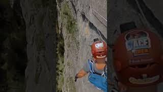 trying to outrun the lighting #adrenaline #adventuretravel #adventure #viaferrata