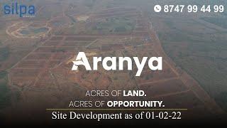 Silpa Aranya Farm Lands @Manneguda, Chevella-Vikarabad Highway | Site Development as of 01-02-23