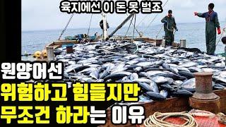 육지에선 이 돈 못벌죠 |상상을 뛰어넘는 원양어선 연봉과 배 타면 생기는 신체변화