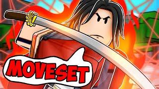 Using the NEW Atomic Samurai MOVESET in Roblox The Strongest Battlegrounds