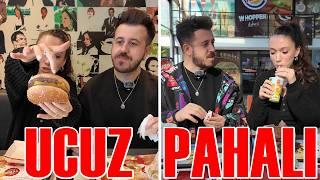 EN UCUZ VS EN PAHALI MENÜ KIYASLAMA | Burger King vs Mc Donald's