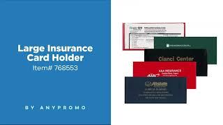 Promo Product Review: Large Insurance Card Holder| AnyPromo 768553