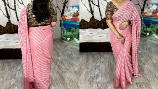 Easy Saree Draping With Perfect Guide | How To Wear Saree in easy way | साड़ी कैसे पहनें