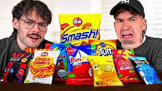 British Men Try Swedish Snacks