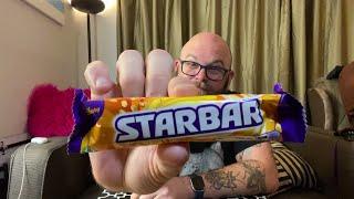 boinger eats a Cadbury Starbar (from the UK)