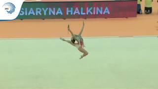 Katsiaryna Halkina (BLR) - 2018 Rhythmic European bronze medallist, all-around