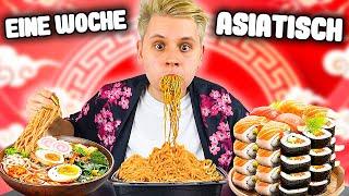 Eine WOCHE NUR ASIATISCH/CHINESISCH ESSEN(HAARE FÄRBEN,REISE NACH...️)