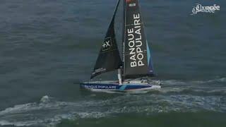 Vendée Globe : L'arrivée de Clarisse Crémer (Banque Populaire X)