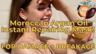 ARGANMIDAS Moroccan Argan Oil Instant Repairing Mask!FOR DAMAGE + BREAKAGE #arganmidas #hairproducts