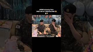 Jikook Imitating their First Day at militaryjikook Weverse Live (11/6/25) #jungkook #jimin