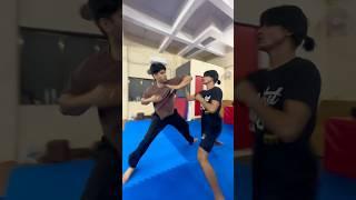 #fightchoreography quick Elbow Attack combo #actionsscene #parkour #actionmove #muaythai