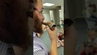 Children learn how to make their very own shofar for Rosh Hashanah