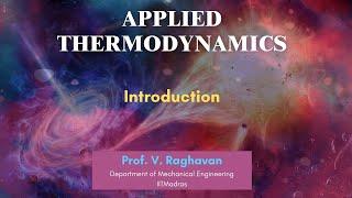 Applied Thermodynamics - Introduction video