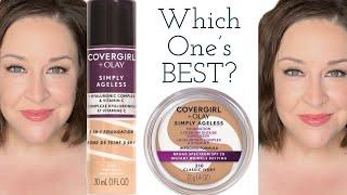 Foundation BATTLE!!!! COVERGIRL Cream vs.Liquid!!! ️ COVERGIRL Simply Ageless