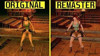 Tomb Raider IV-VI Remastered vs Original Early Graphics Comparison