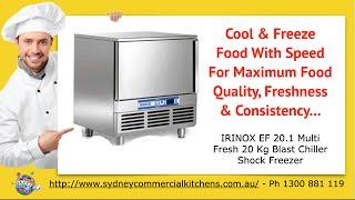 Blast Chilling with Irinox Blast Chillers and Shock Freezers