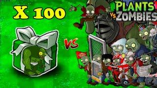 PvZ Hybrid Challenge: Plants Box Green Vs 1 Ultra Giga Gargantuar: Who will win?