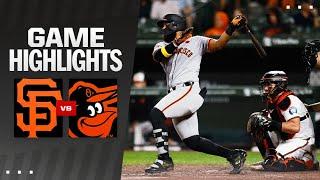 Giants vs. Orioles Game Highlights (9/18/24) | MLB Highlights