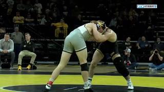 165 LBS: #2 Alex Marinelli (Iowa) vs. Drew Nicholson (Chattanooga)  | 2019 B1G Wrestling