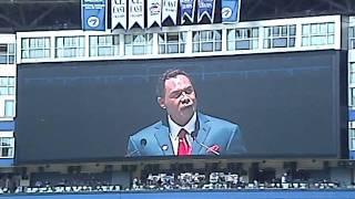 Texas Rangers @ Toronto Blue Jays - Roberto Alomar Hall of Fame Day - Speech