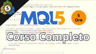 Corso Completo MQL5 (Da 0 a EA)