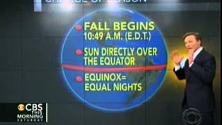 Fall Equinox starts today, 9/22/2012