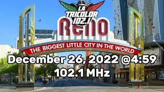 KRNV La Tricolor 102.1 Legal ID (Reno, NV)