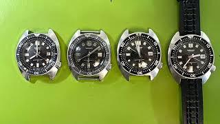 KVW's looking at old watches: four Seiko Slim Willard 6105-800x's!  October 22, 2024