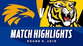 Match Highlights: West Coast v Richmond | Round 9, 2018 | AFL