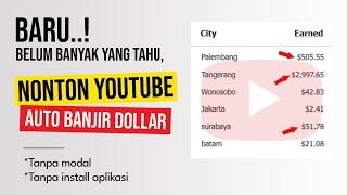 Pasti Cair! Sekarang Nonton Youtube Bisa Dapat Uang - Cara Dapat Uang Dari Internet