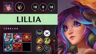 Lillia Jungle vs Pantheon - KR Challenger Patch 25.10