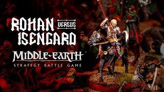 Rohan vs Isengard: The Burning of the West-Fold! Middle Earth Strategy Battle Game.