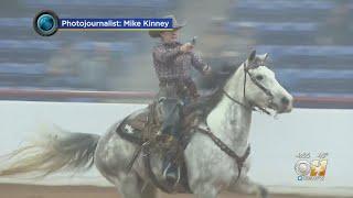 Bang! Cowboy Mounted Shooting Showcased At Fort Worth Stock Show & Rodeo