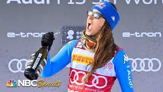 Goggia rebounds from crash to take downhill title on home snow | NBC Sports